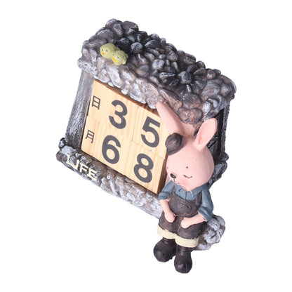 Innovative Rabbits Cabin Calendar Decorative TV Cabinet Decoration for Wedding Home Desktop V1294-YM0523-3115210210211