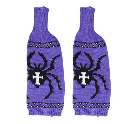 2Pcs Wine Bottle Cover Knitted Champagne Bottle Bag Table Decoration for Home Coffee Shop V1294-YM0523-3115210210911