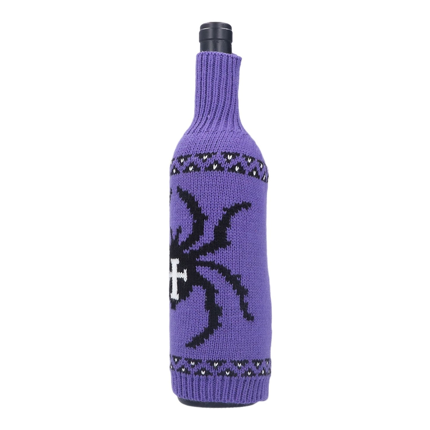 2Pcs Wine Bottle Cover Knitted Champagne Bottle Bag Table Decoration for Home Coffee Shop V1294-YM0523-3115210210911