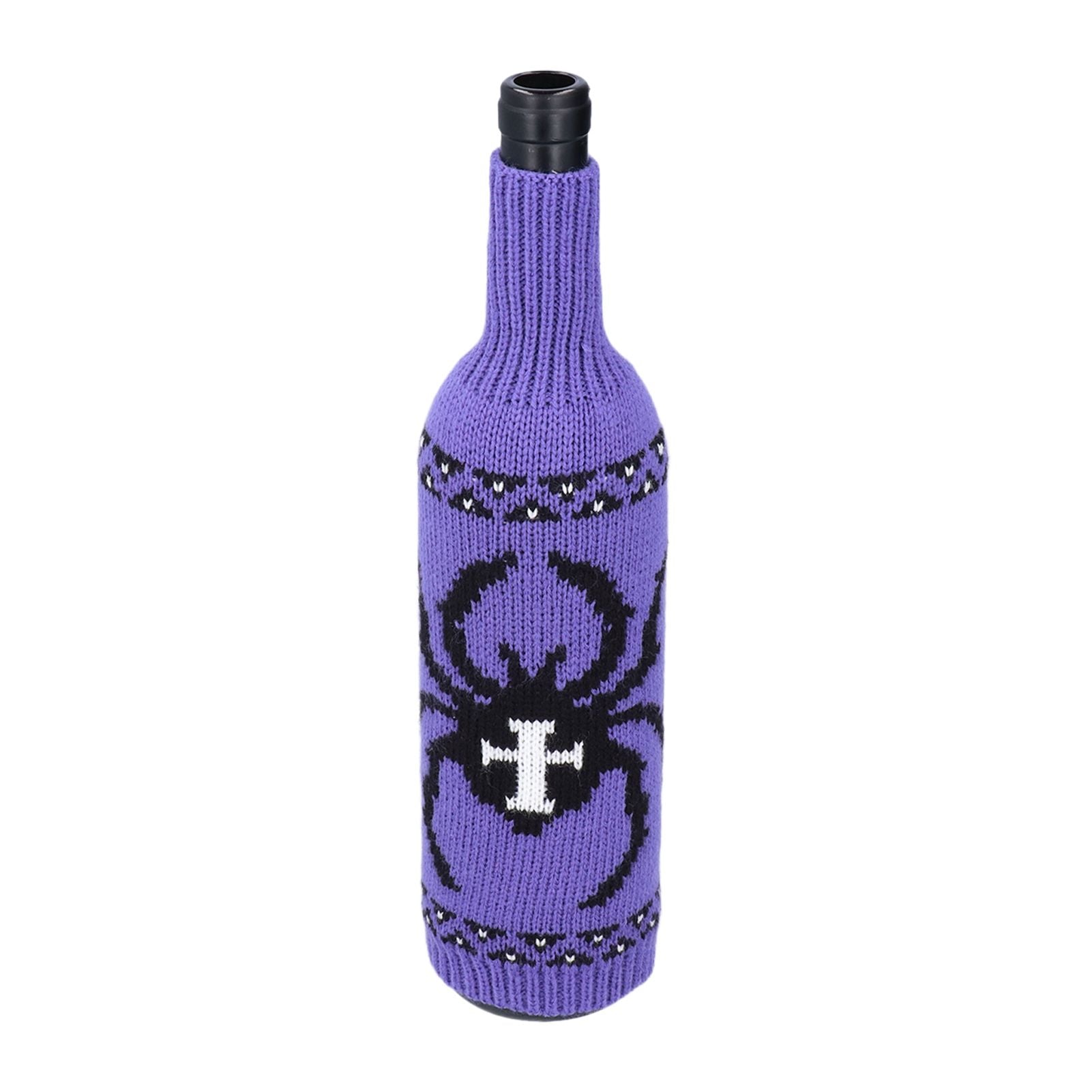 2Pcs Wine Bottle Cover Knitted Champagne Bottle Bag Table Decoration for Home Coffee Shop V1294-YM0523-3115210210911