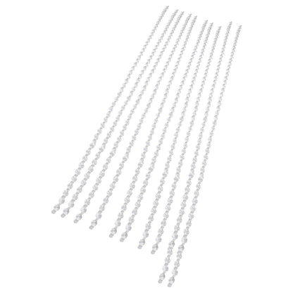 14mm Octagonal Bead String Acrylic Crystal Pearl Chains for Birthday Wedding PartyTransparent 10 Strips V1294-YM0523-3115210212411