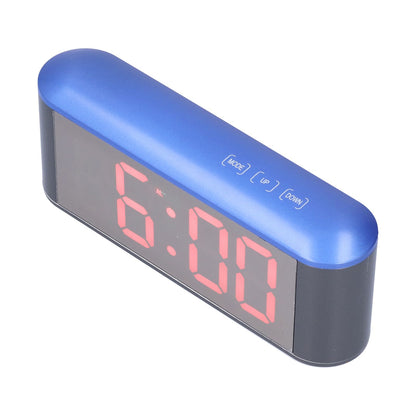Digital Alarm Clock Stylish Exquisite LED Large Display Electronic Household Desktop ClockRed V1294-YM0523-3115210212712