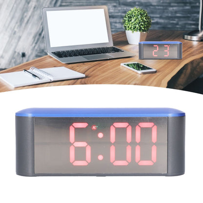 Digital Alarm Clock Stylish Exquisite LED Large Display Electronic Household Desktop ClockRed V1294-YM0523-3115210212712
