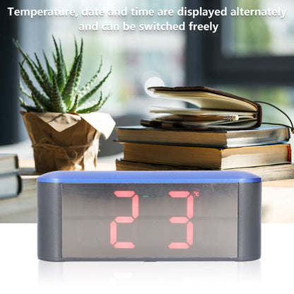 Digital Alarm Clock Stylish Exquisite LED Large Display Electronic Household Desktop ClockRed V1294-YM0523-3115210212712
