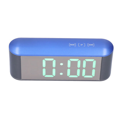 Digital Alarm Clock Stylish Exquisite LED Large Display Electronic Household Desktop ClockGreen V1294-YM0523-3115210212713