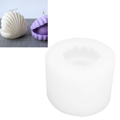 Silicone Candle Mold Pearl Shell Shaped Soap Mold DIY Art Crafts Mould Cake Decoration Tools V1294-YM0523-3115210212911