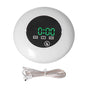 LED Digital Alarm Clock Mirror Clock Thermometer Clock 7 Color Electronic Clock for Bedroom OfficeGreen Word V1294-YM0523-3115210213011