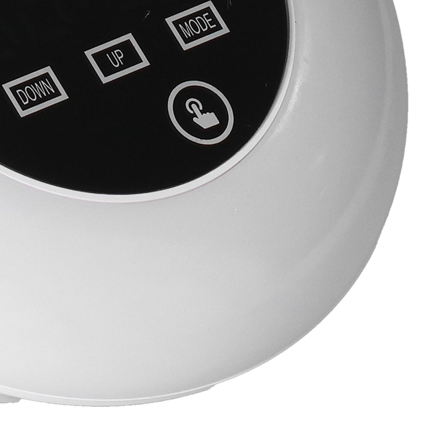 LED Digital Alarm Clock Mirror Clock Thermometer Clock 7 Color Electronic Clock for Bedroom OfficeGreen Word V1294-YM0523-3115210213011