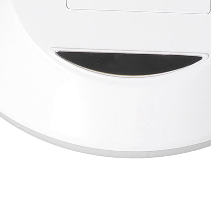 LED Digital Alarm Clock Mirror Clock Thermometer Clock 7 Color Electronic Clock for Bedroom OfficeGreen Word V1294-YM0523-3115210213011