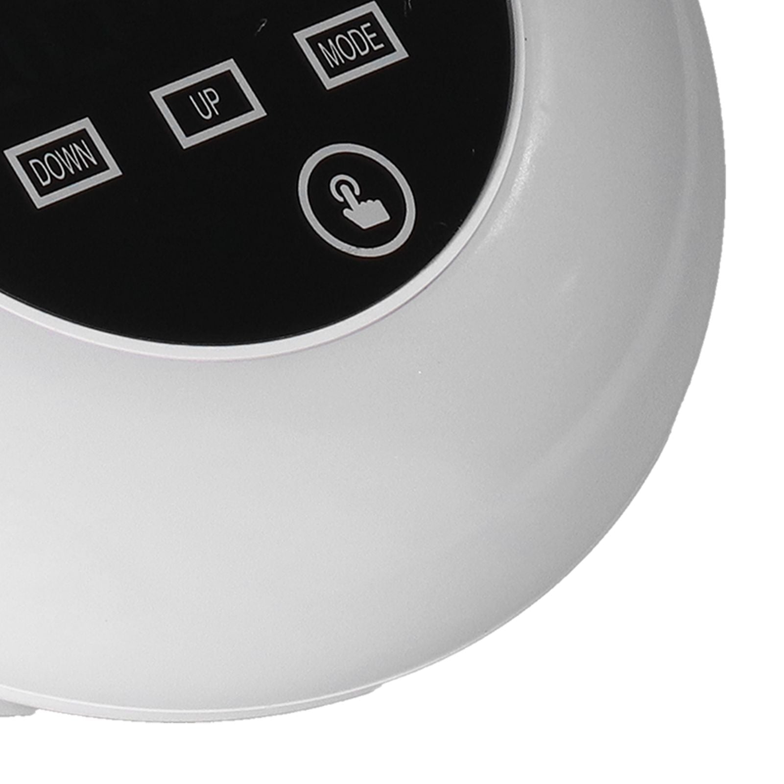 LED Digital Alarm Clock Mirror Clock Thermometer Clock 7 Color Electronic Clock for Bedroom OfficeRed Word V1294-YM0523-3115210213012