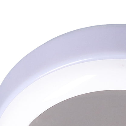 Digital LED Mirror Clock with 7 Color Lighting Snooze Alarm Clock Temperature Date Time DisplayRed Word V1294-YM0523-3115210213112