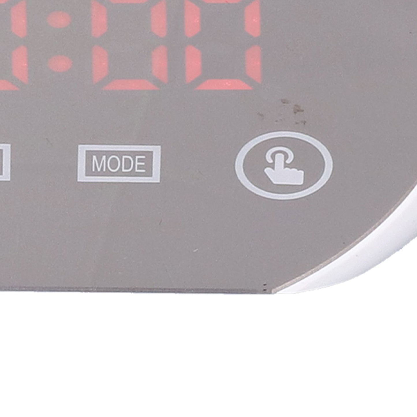 Digital LED Mirror Clock with 7 Color Lighting Snooze Alarm Clock Temperature Date Time DisplayRed Word V1294-YM0523-3115210213112