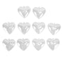 5Pcs Clear Fillable Ball Transparent Heart Shape Plastic Ornaments for DIY Crafts Christmas Tree BirthdayS V1294-YM0523-3115210213511