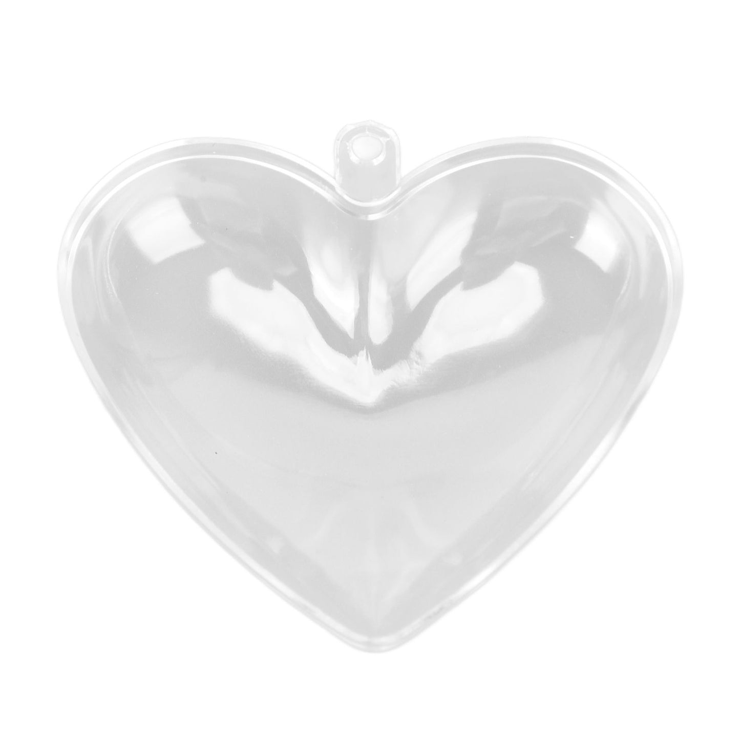 5Pcs Clear Fillable Ball Transparent Heart Shape Plastic Ornaments for DIY Crafts Christmas Tree BirthdayS V1294-YM0523-3115210213511