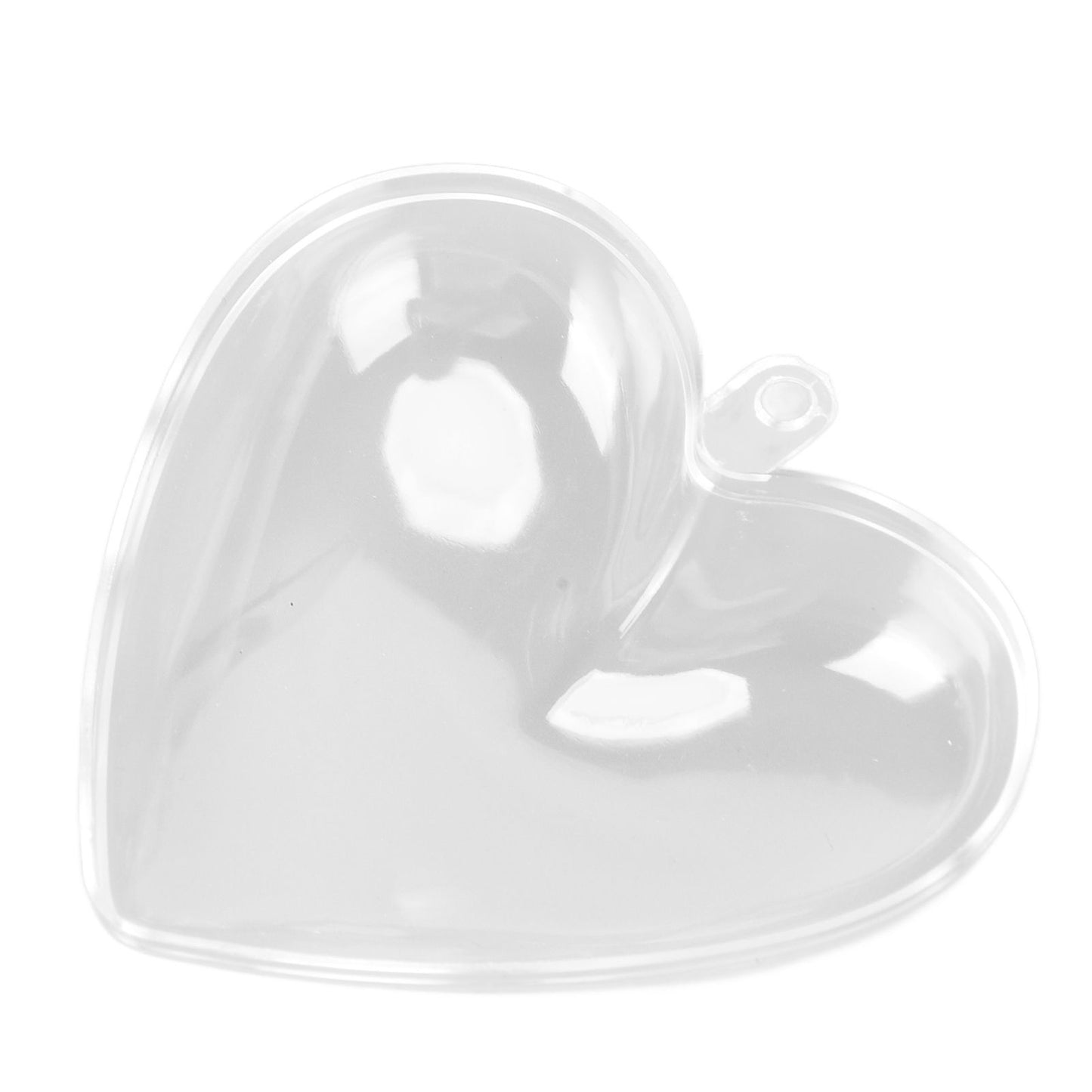 5Pcs Clear Fillable Ball Transparent Heart Shape Plastic Ornaments for DIY Crafts Christmas Tree BirthdayS V1294-YM0523-3115210213511