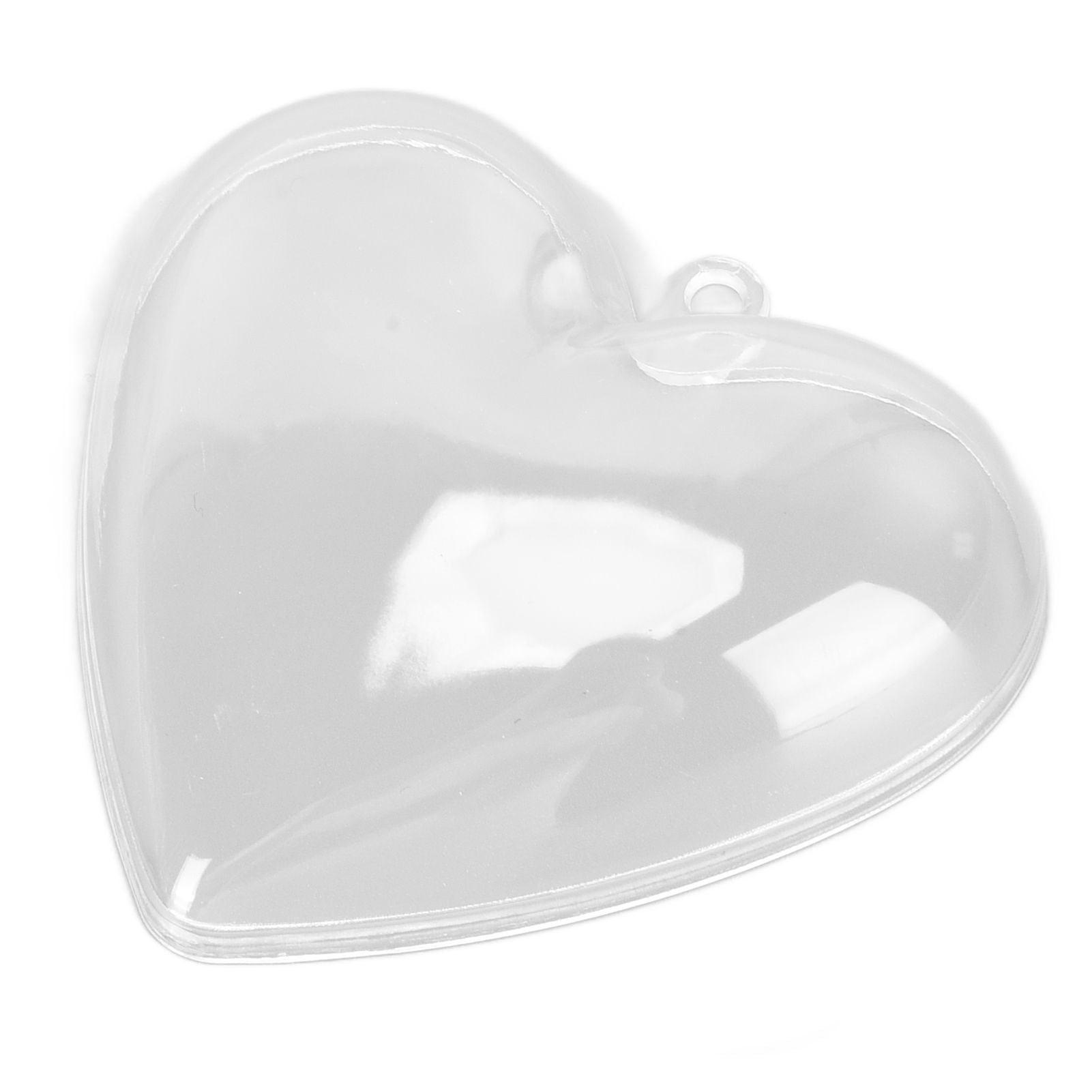 5Pcs Clear Fillable Ball Transparent Heart Shape Plastic Ornaments for DIY Crafts Christmas Tree BirthdayS V1294-YM0523-3115210213511