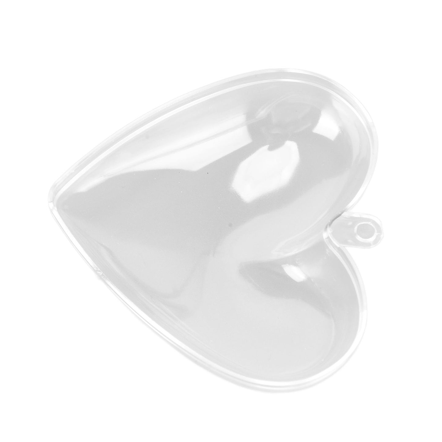 5Pcs Clear Fillable Ball Transparent Heart Shape Plastic Ornaments for DIY Crafts Christmas Tree BirthdayS V1294-YM0523-3115210213511
