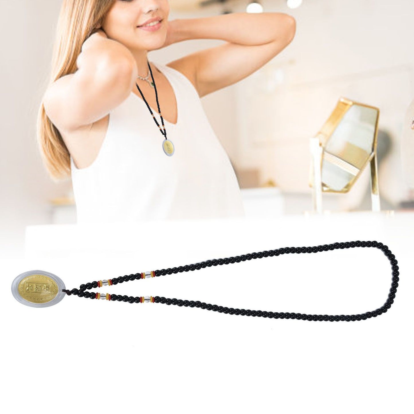 5Pcs Amulet Pendant Multi Purpose Exquisite Workmanship Simple Stylish Appearance Safe Healthy Car Pendant V1294-YM0523-3115210215411