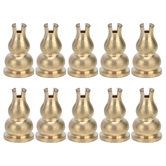 10pcs Incense Burner Gourd Shaped Brass Incense Holder for Home Office Teahouse Living Room Yoga V1294-YM0523-3115210215511