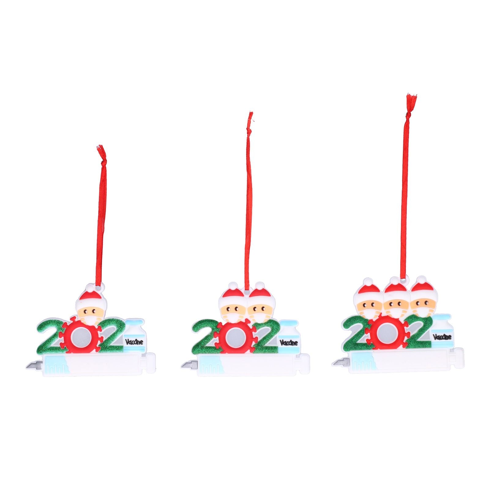 3PCS Personalized Christmas Ornament 2021 Snowman Series Family Members Name Christmas Tree Decorating V1294-YM0523-3115210215911