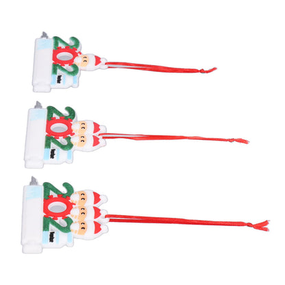 3PCS Personalized Christmas Ornament 2021 Snowman Series Family Members Name Christmas Tree Decorating V1294-YM0523-3115210215911
