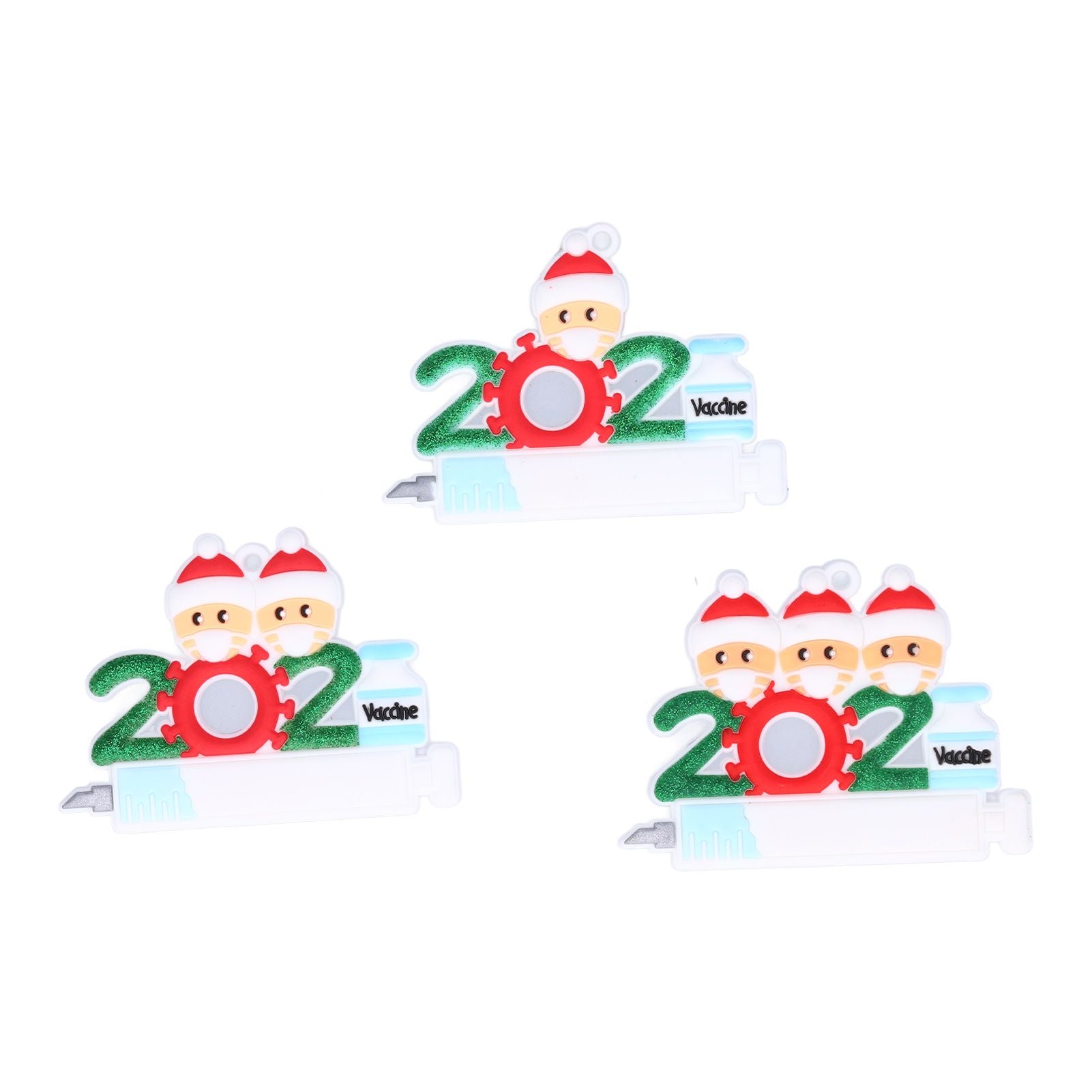 3PCS Personalized Christmas Ornament 2021 Snowman Series Family Members Name Christmas Tree Decorating V1294-YM0523-3115210215911