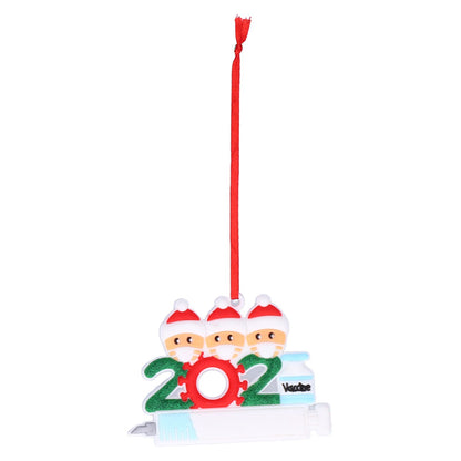 3PCS Personalized Christmas Ornament 2021 Snowman Series Family Members Name Christmas Tree Decorating V1294-YM0523-3115210215911