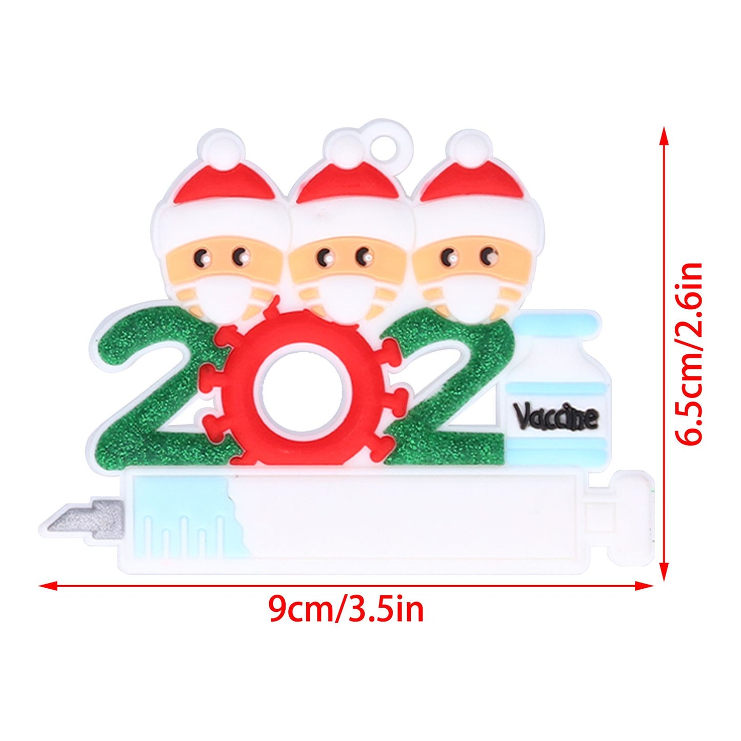 3PCS Personalized Christmas Ornament 2021 Snowman Series Family Members Name Christmas Tree Decorating V1294-YM0523-3115210215911