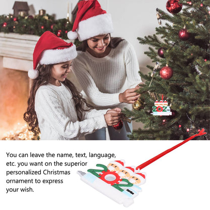 3PCS Personalized Christmas Ornament 2021 Snowman Series Family Members Name Christmas Tree Decorating V1294-YM0523-3115210215911
