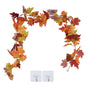 Decorative Artificial Maple Garland Fall Leaf Garland Decoration Thanksgiving Halloween Fake Maple VineTwo V1294-YM0523-3115210217312
