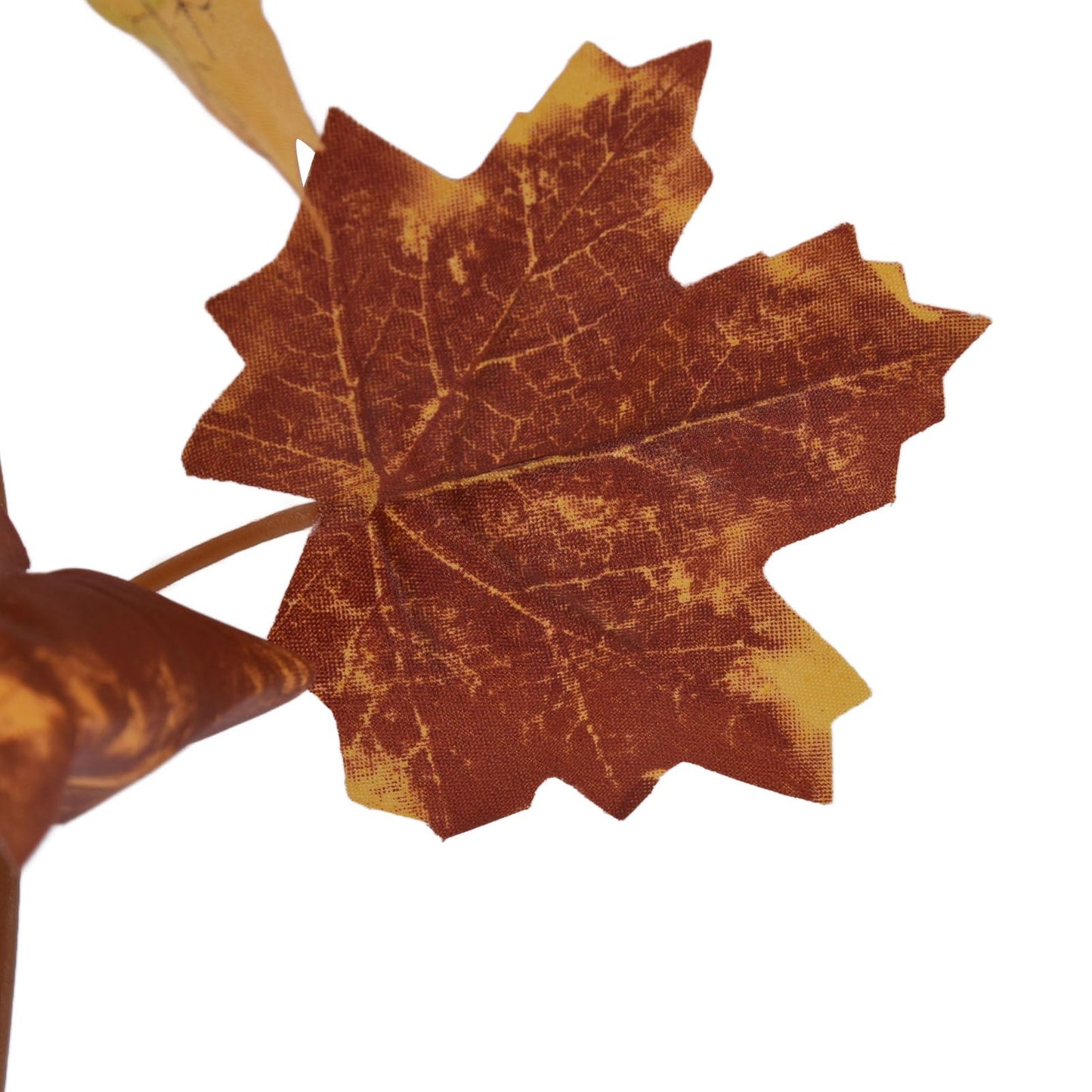 Decorative Artificial Maple Garland Fall Leaf Garland Decoration Thanksgiving Halloween Fake Maple VineTwo V1294-YM0523-3115210217312