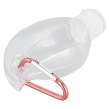2Set 50ml Travel Bottle with Keychain Flip Cap Plastic Liquid Bottle Refillable Leakproof Transparent Squeeze V1294-YM0523-3115210217611