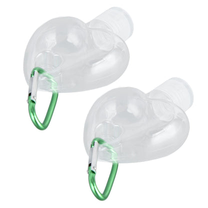2Set 50ml Travel Bottle with Keychain Flip Cap Plastic Liquid Bottle Refillable Leakproof Transparent Squeeze V1294-YM0523-3115210217612
