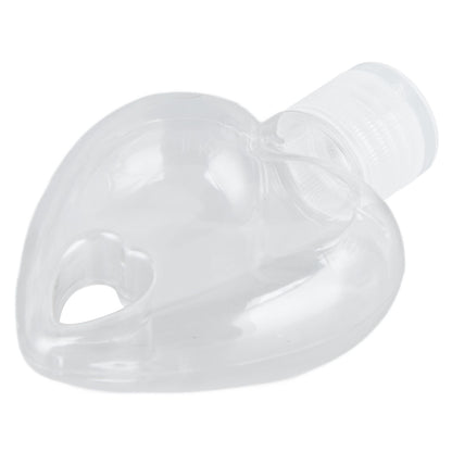 2Set 50ml Travel Bottle with Keychain Flip Cap Plastic Liquid Bottle Refillable Leakproof Transparent Squeeze V1294-YM0523-3115210217612