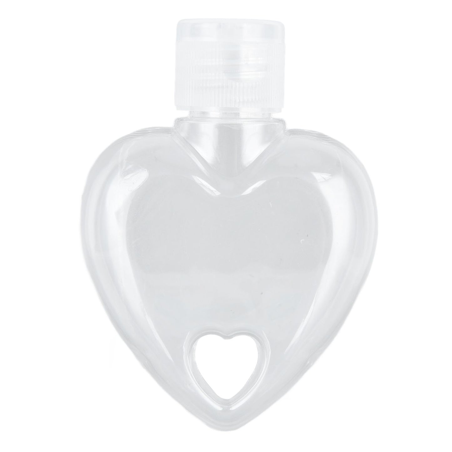 2Set 50ml Travel Bottle with Keychain Flip Cap Plastic Liquid Bottle Refillable Leakproof Transparent Squeeze V1294-YM0523-3115210217612