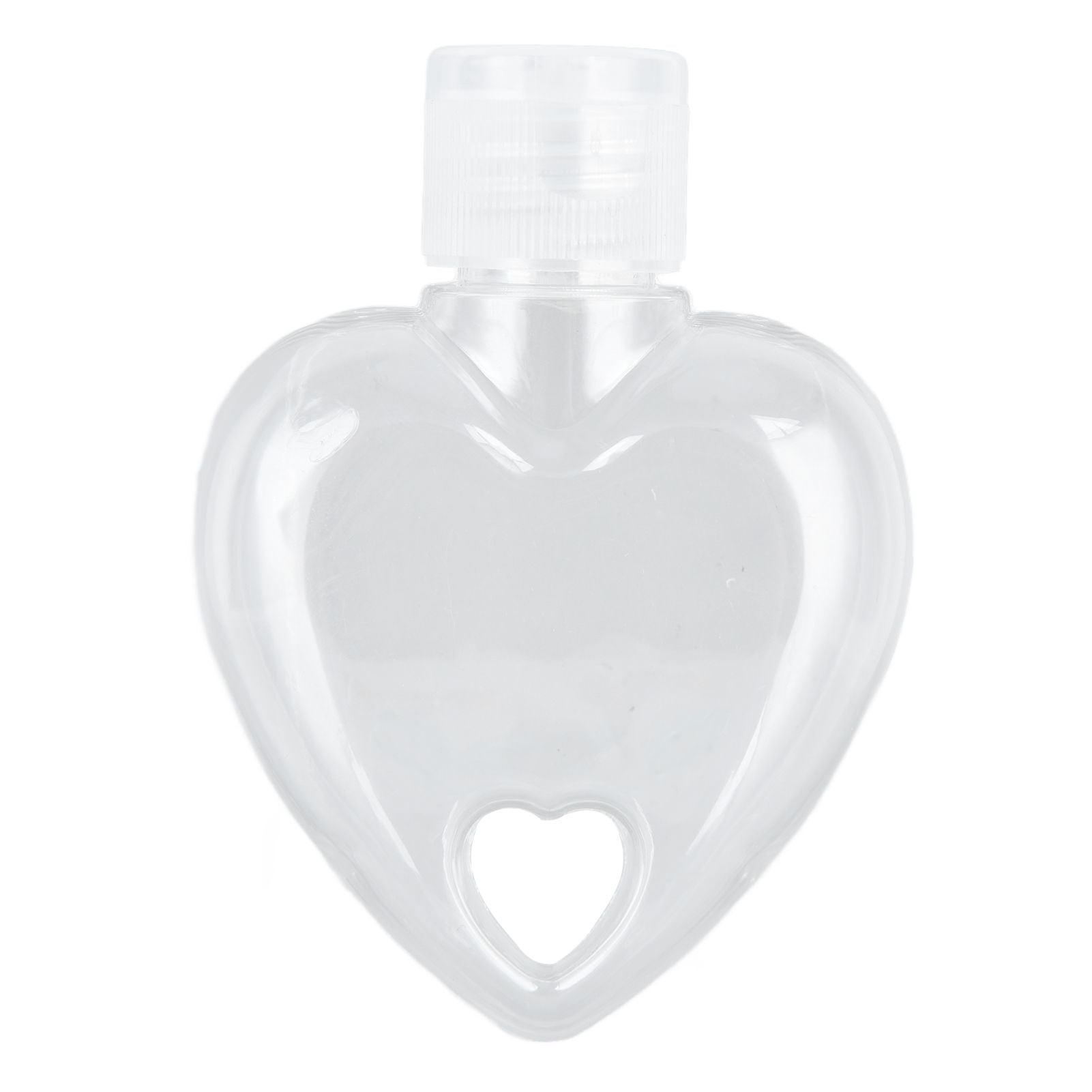 2Set 50ml Travel Bottle with Keychain Flip Cap Plastic Liquid Bottle Refillable Leakproof Transparent Squeeze V1294-YM0523-3115210217612
