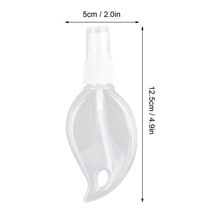 2 Pcs 50ml Travel Keychain Bottles Portable Plastic Clear Leakproof Refillable Empty Squeeze Container for V1294-YM0523-3115210217711