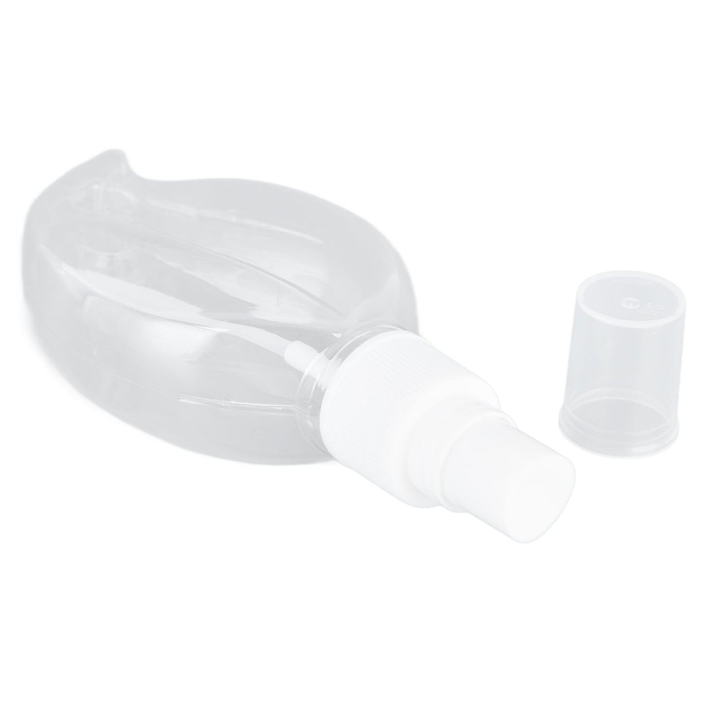 2 Pcs 50ml Travel Keychain Bottles Portable Plastic Clear Leakproof Refillable Empty Squeeze Container for V1294-YM0523-3115210217711