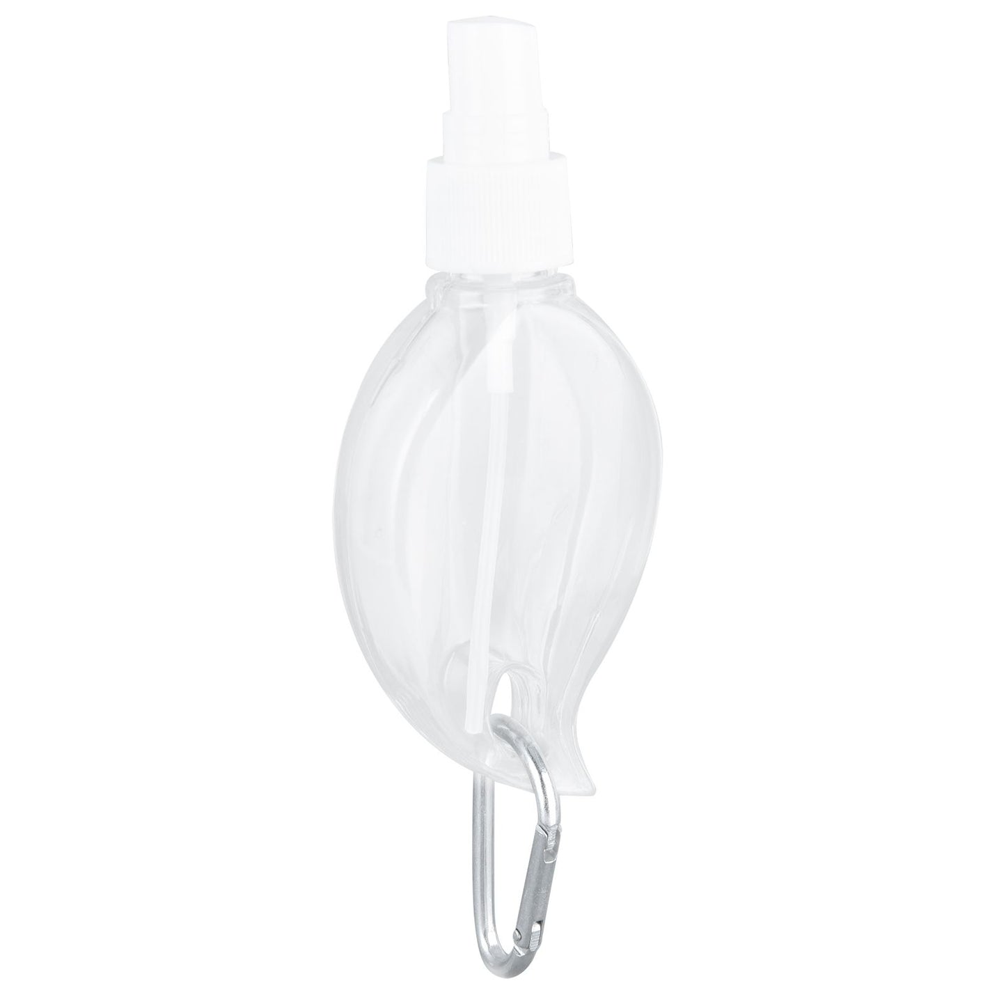 2 Pcs 50ml Travel Keychain Bottles Portable Plastic Clear Leakproof Refillable Empty Squeeze Container for V1294-YM0523-3115210217711