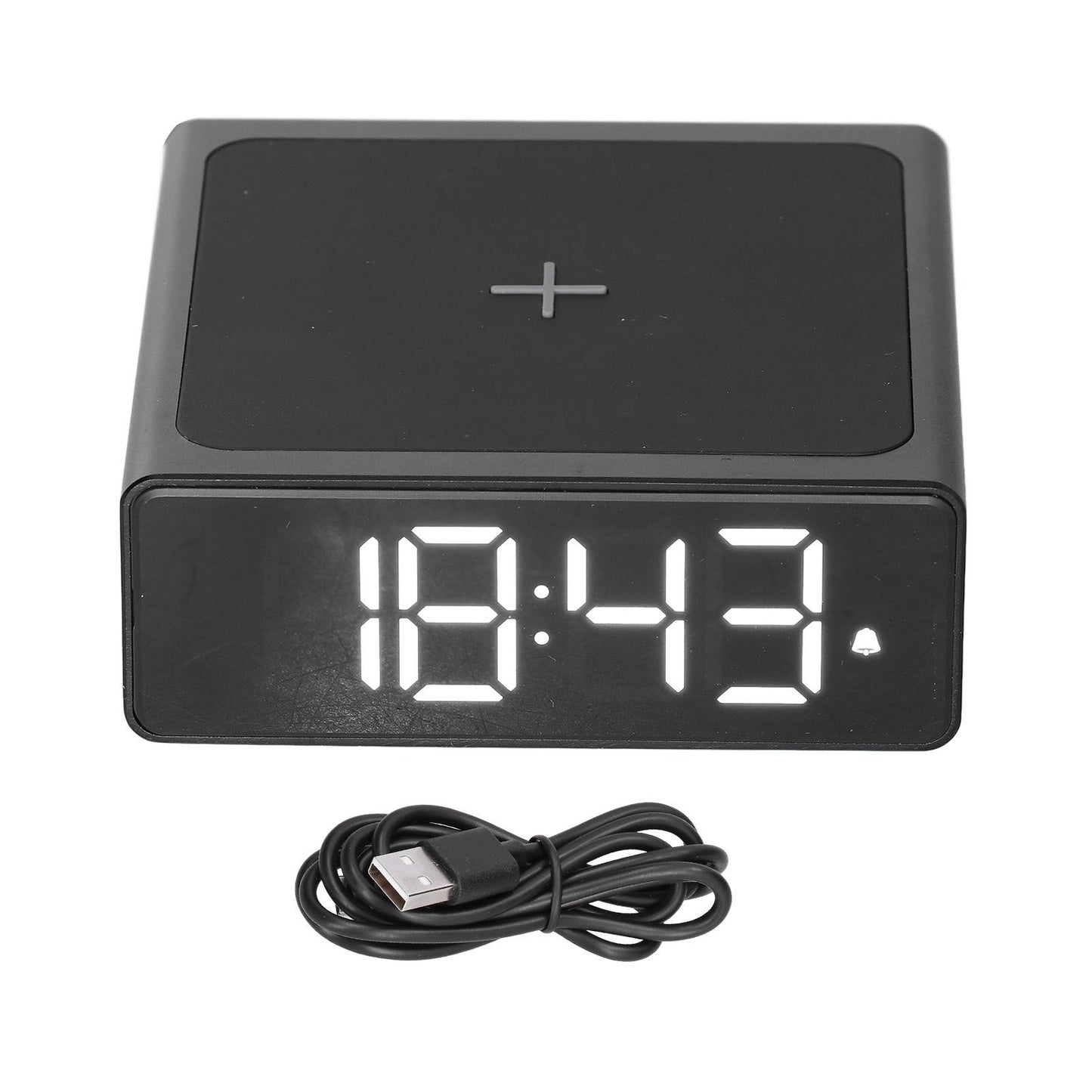 Digital Alarm Clock 3 In1 LED Desktop Digital Clock with Wireless Charging USB Power Supply for Bedroom V1294-YM0523-3115210217911