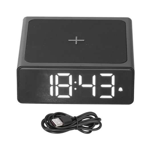 Digital Alarm Clock 3 In1 LED Desktop Digital Clock with Wireless Charging USB Power Supply for Bedroom V1294-YM0523-3115210217911