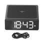 Digital Alarm Clock 3 In1 LED Desktop Digital Clock with Wireless Charging USB Power Supply for Bedroom V1294-YM0523-3115210217911