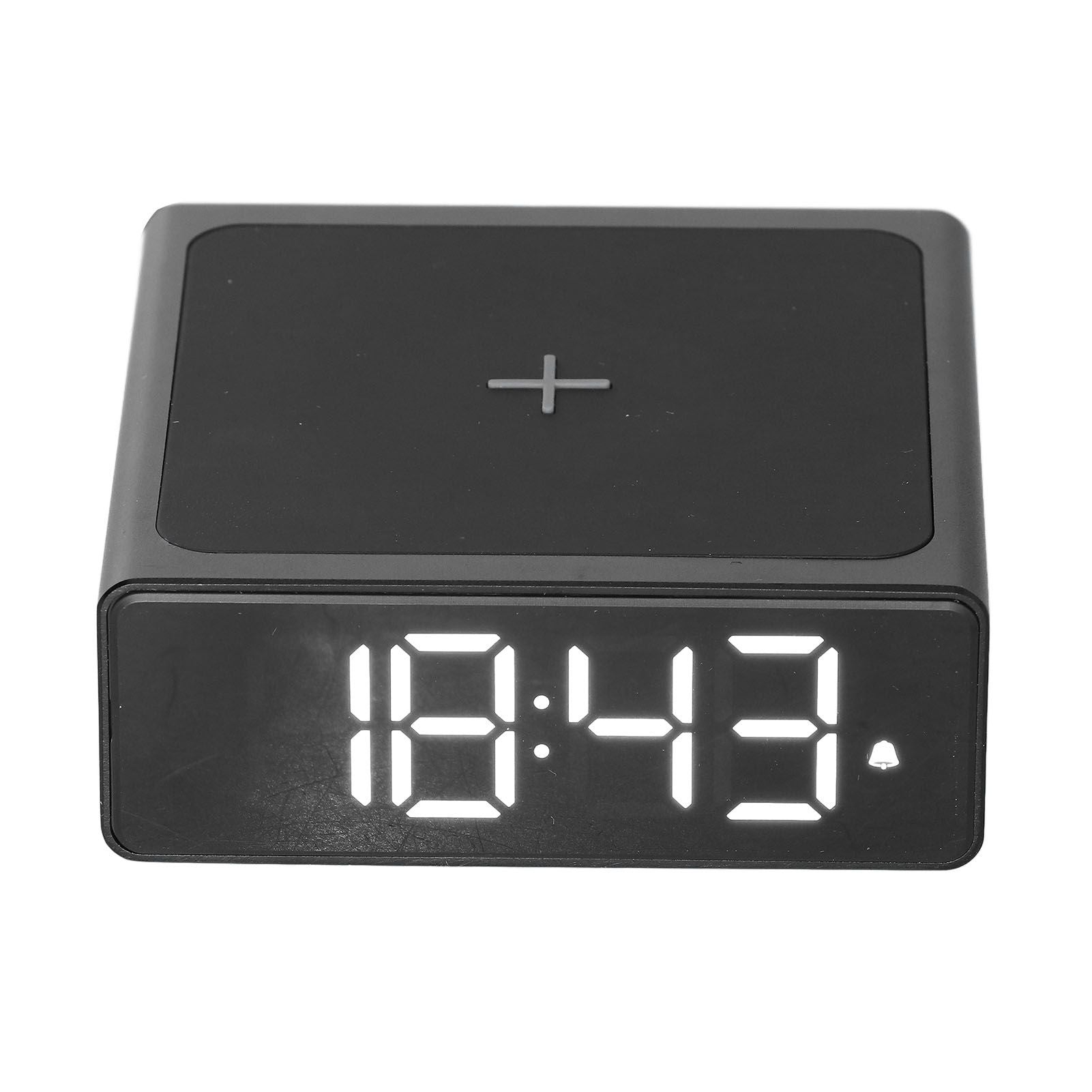 Digital Alarm Clock 3 In1 LED Desktop Digital Clock with Wireless Charging USB Power Supply for Bedroom V1294-YM0523-3115210217911