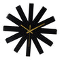 Living Room Clock Stainless Steel Silent Movement Creativity Wall Clock Modern DecorBlack V1294-YM0523-3115210218411