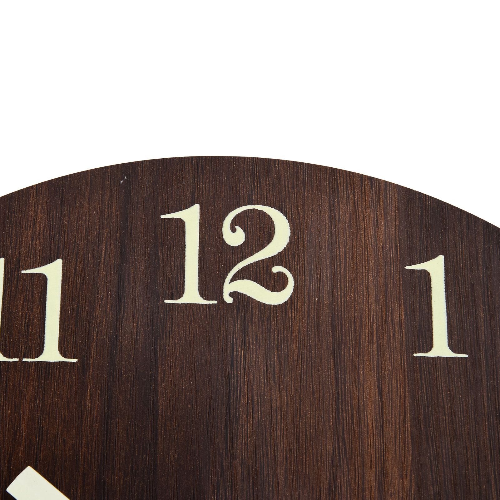 Wood Wall Clock Retro Style Quiet Silent Quartz Movement 3D Luminous Retro Wall Clock for Bedroom Office V1294-YM0523-3115210218811