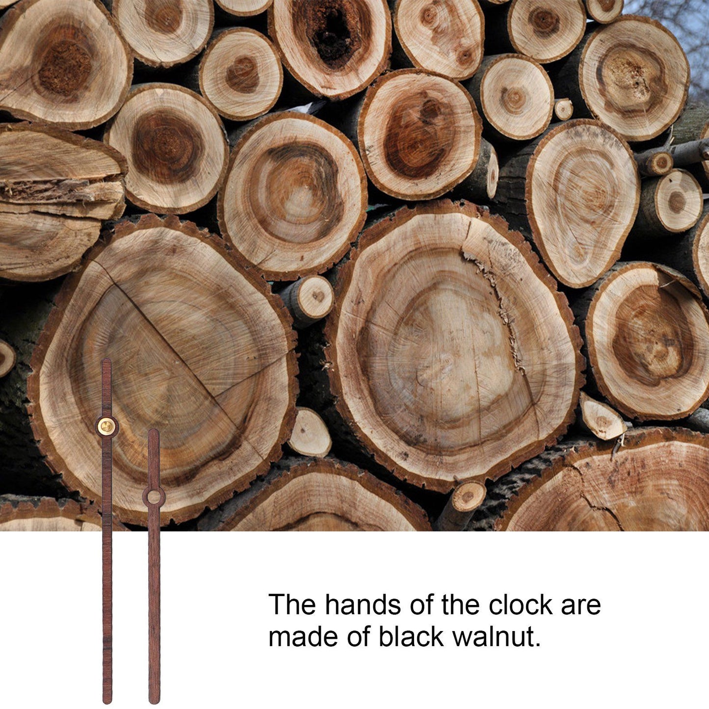 Nordic Style Simple Wooden Wall Clock Quartz Movement Wall Clock for Office Living Room V1294-YM0523-3115210219411