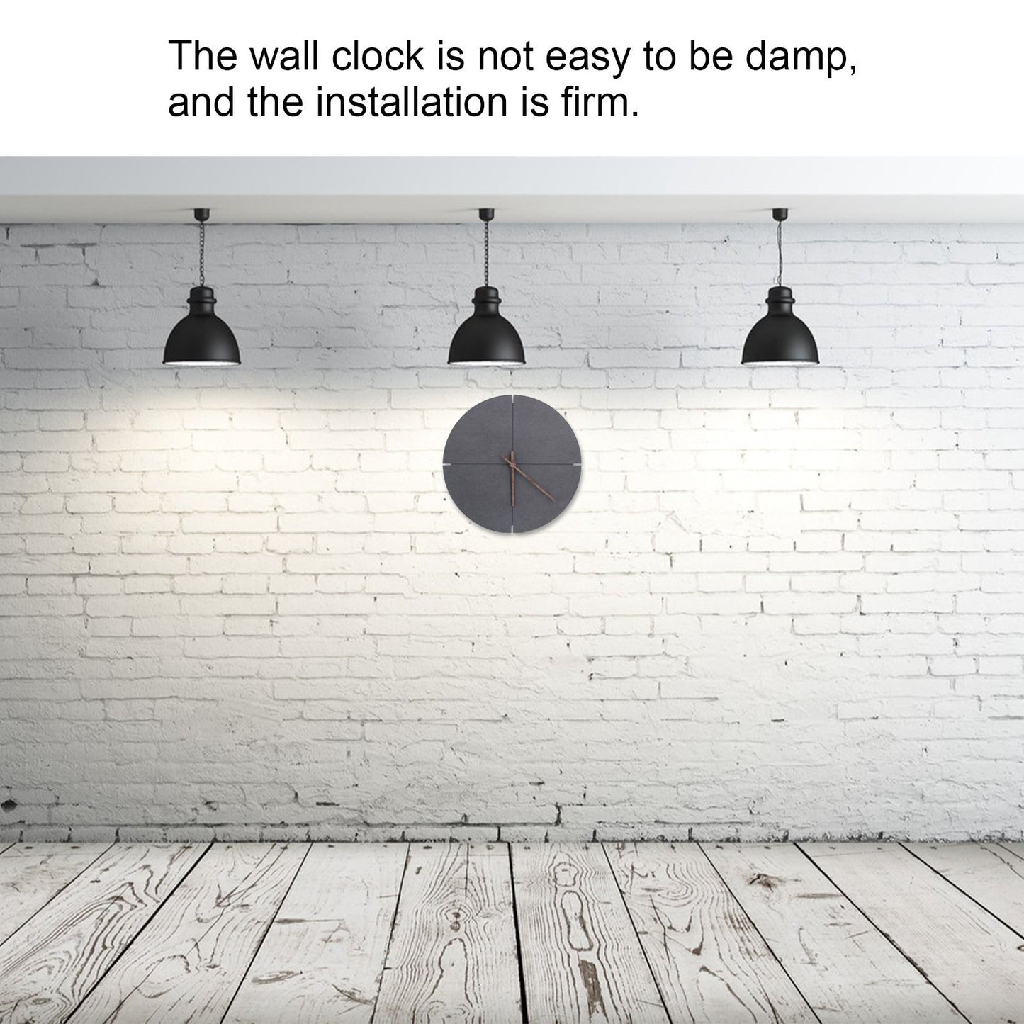 Nordic Style Simple Wooden Wall Clock Quartz Movement Wall Clock for Office Living Room V1294-YM0523-3115210219411