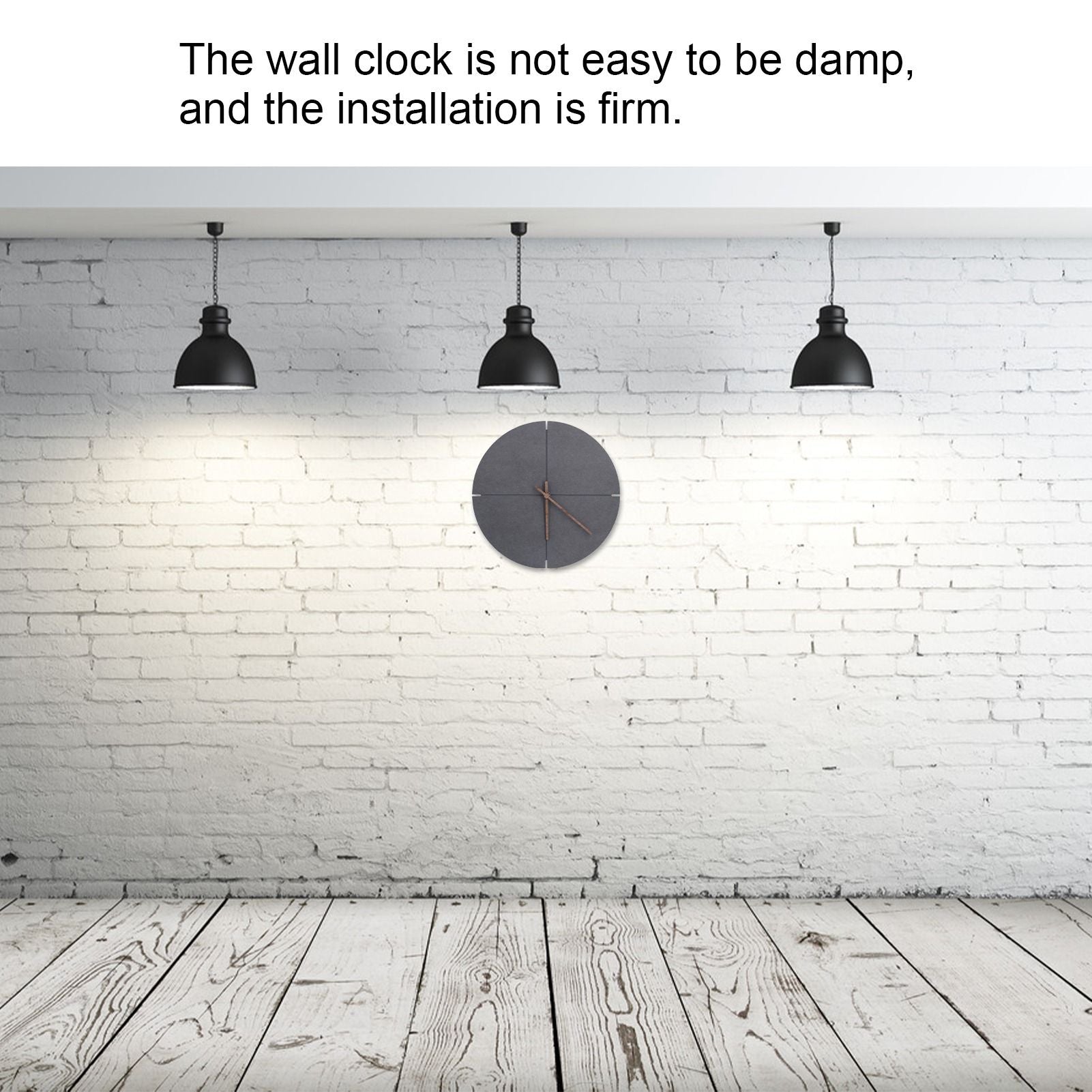 Nordic Style Simple Wooden Wall Clock Quartz Movement Wall Clock for Office Living Room V1294-YM0523-3115210219411