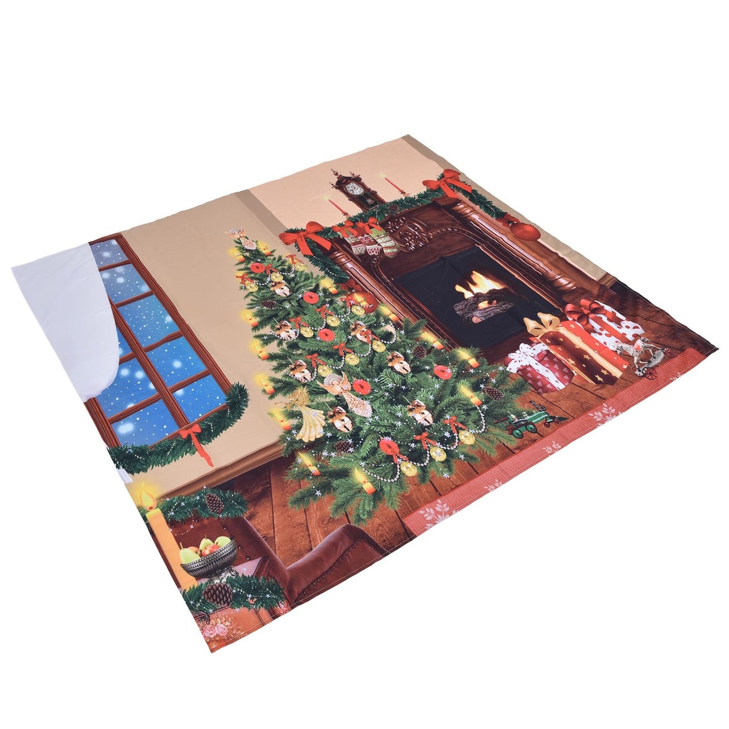 Christmas Tapestry Multi Purpose Exquisite Appearance Polyester Fiber Christmas Wall Tapestry230x180cm V1294-YM0523-3115210219913