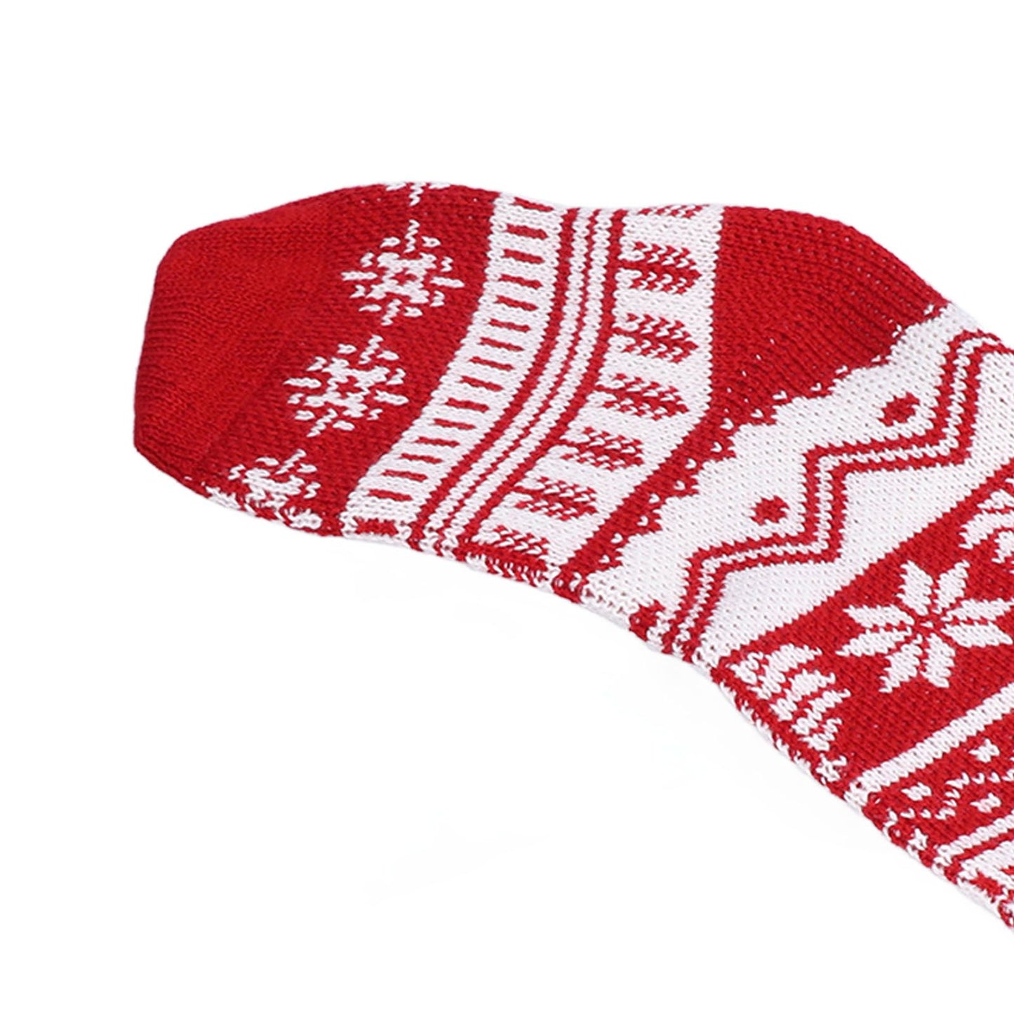 Large Knitted Christmas Stocking with Candy Bag Lovely Christmas Decorations Hanging StockingsChristmas Trees V1294-YM0523-3115210221813